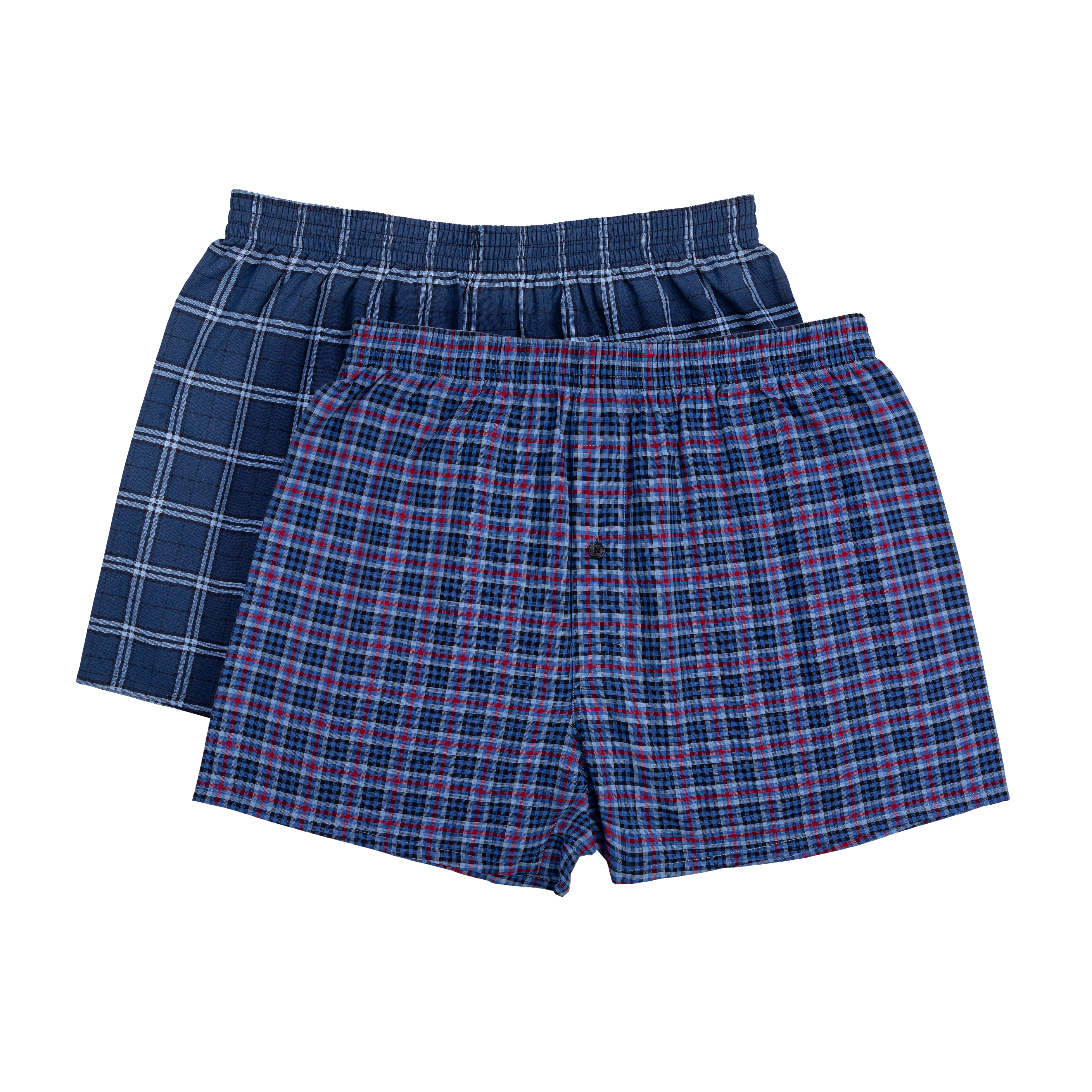 Premium Cotton Woven Boxer Shorts - 2 Pack - Image 6