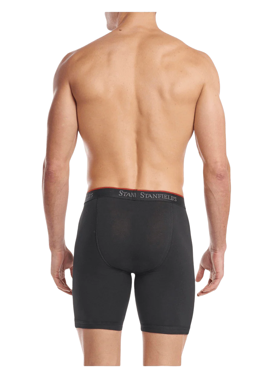 Men's Stretch Long Leg Boxer Brief - 2 Pack - Image 3